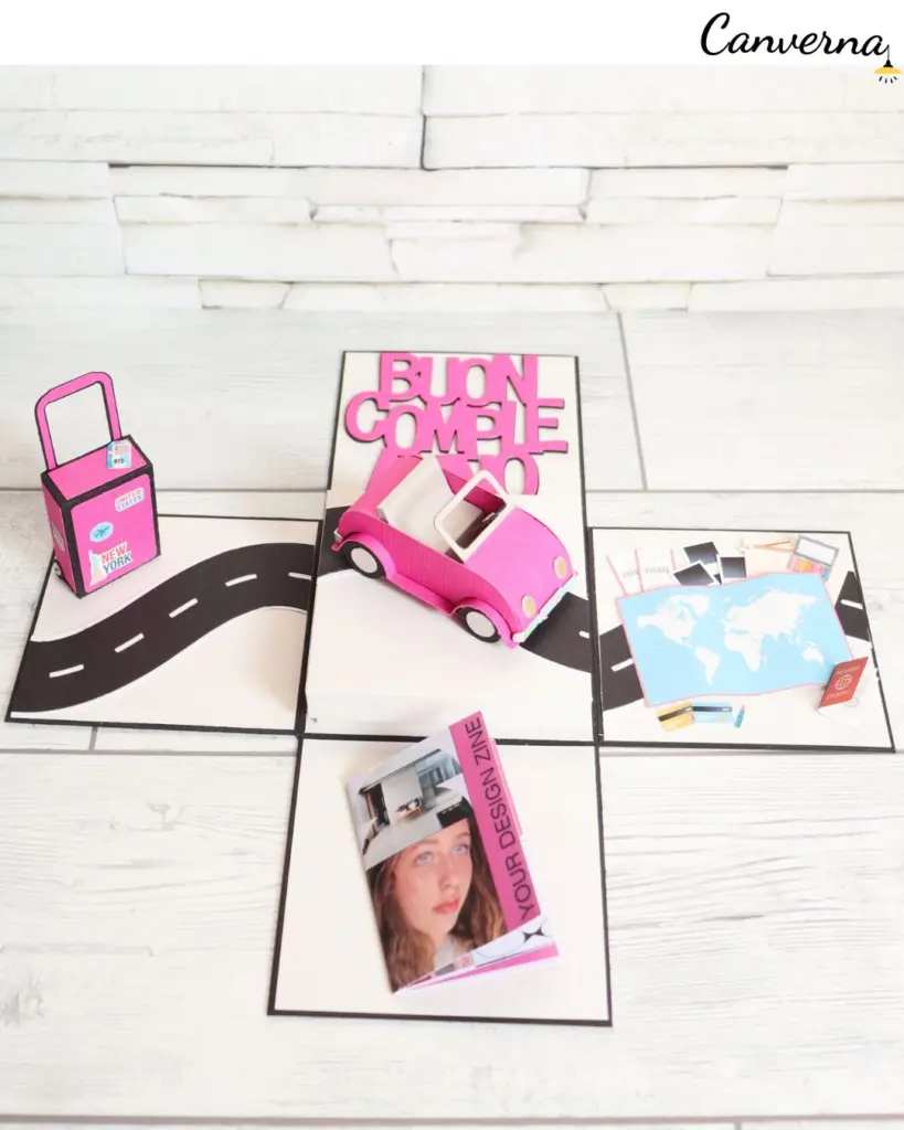 Explosion box handmade compleanno personalizzata cardmaking fatta a mano
